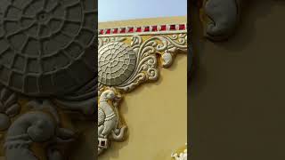 Tanjore Art Muc Design Work tanjorepaintin video shorts [upl. by Isma]