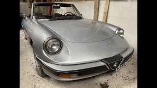 1985 Alfa Romeo Spider 20 Project [upl. by Amjan]