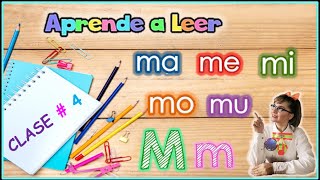 APRENDIENDO A LEER 📚🧒👧 CLASE  4  SILABAS  MAMEMIMOMU [upl. by Tadio]