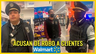 ¡ROBO en Walmart  GUARDIAS ACUSAN de ROBO a clientes en Walmart [upl. by Giavani]