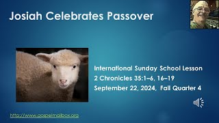 International Sunday School Lesson September 22 2024 [upl. by Annelg]