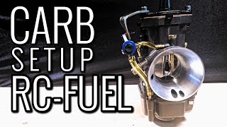 How I Set Up My Carb For RC Fuel Methanol Nitromethane Blend  Moped on Methanol and nitromethane [upl. by Mayram]