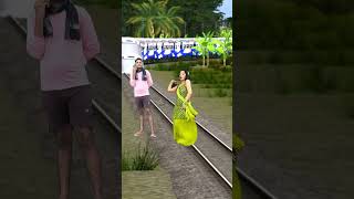 kabootari 😂 train viral video girl dancing trendingshortsfeedgirlshortsyoutubeshorts [upl. by Nylyahs]