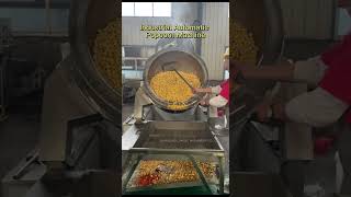 Fully Automatic Big Capacity Sugar Coating Electric Popcorn Machinepopcornpopcornmachineshorts [upl. by Nednarb]