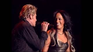 Johnny Hallyday  Allumer le feu  amp Amel Bent  Bercy Paris [upl. by Zaria]