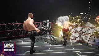 COMBATE DE PUAS EXPLOSIVOS AL MEJOR DE 3  AEW FIGHT FOREVER PS5 Gameplay [upl. by Magbie]