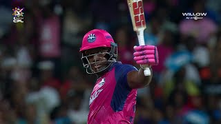 Rovman Powell 59 runs vs Trinbago Knight Riders  15th Match BR VS TKR [upl. by Garfield]