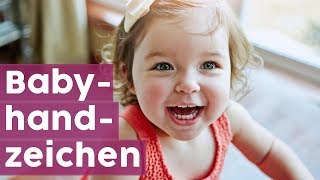 Babyzeichensprache Lerne die ersten vier Babyzeichen im Video 👶🖐️ MOMLIFE [upl. by Savihc]