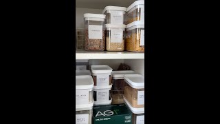 pantry organization asmr organization [upl. by Hueston]