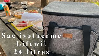 Sac Isotherme Lifewit 24 litres  lunch bag [upl. by Tessil]