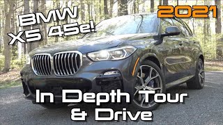 2021 BMW X5 xDrive45e Start Up Test Drive amp In Depth Review [upl. by Cousin]