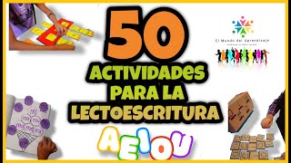 🅰️🆎 Enseñar a leer  50 ACTIVIDADES para ENSEÑAR a LEER y a ESCRIBIR  método SENCILLO y Rápido 🚀 [upl. by Kaczer]