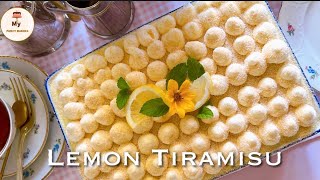 Lemon Tiramisu recipe  Best refreshing dessert [upl. by Yelehsa]