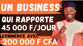 UN BUSINESS INCROYABLEMENT RENTABLE A LANCER EN AFRIQUE AVEC 200 000 F CFA [upl. by Terrilyn374]