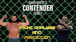 Contender Series Rizvan Kuniev vs Hugo Cunha Fight Analysis amp Prediction Week 2 [upl. by Zaid613]