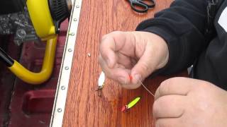 TIP UP FISHING FOR LATE SEASON PIKE [upl. by Dlopoel]