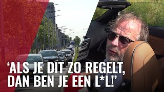 Boze automobilisten verkeer ring Oost vast door werkzaamheden [upl. by Jilleen10]