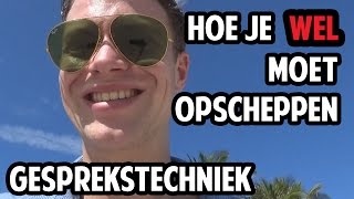 Hoe Je Flirterig Kan Opscheppen Gesprekstechniek [upl. by Ahsitan493]