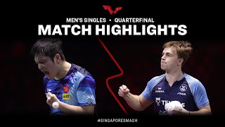 Fan Zhendong vs Truls Moregard  MS QF  Singapore Smash 2023 [upl. by Cassandry]