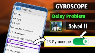 PUBG MOBILE Gyroscope Is Not Working  Gyroscope Delay Fixed  How To Fix Gyroscope Delay In Pubg [upl. by Hugh]