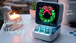 ✨ Unboxing Divoom Ditoo Retro Pixel Art Speaker ✨ [upl. by Deraj]