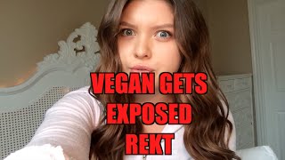 ATTRACTIVE HOT GIRL SORSHA THE VEGAN GETS EXPOSED WITH LOGIC AND REKT [upl. by Alba]