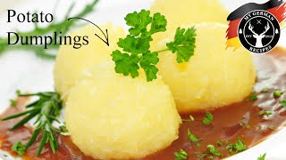 How to make Potato Dumplings ✪ MyGermanRecipes [upl. by Anire]