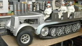 Armortek Models  16th Scale RC SdKfz 7 German Halftrack In Detail [upl. by Landis]