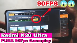 Redmi K30 Ultra PUBG 90Fps Gameplay  Redmi K30 Ultra PUBG 90fps game test [upl. by Aikan]