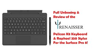 FULL Unboxing and Review of the Renaisser K8 Surface Pro 8 Keyboard and Stylus [upl. by Iphlgenia]