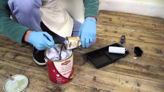 Liberon How to varnish your natural wooden floor  from Rest Express [upl. by Hsepid]