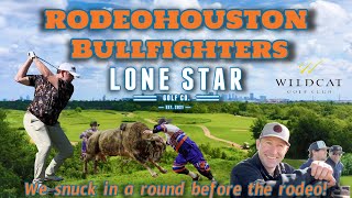 I Played a Round With RODEOHOUSTON amp NFR Bullfighters [upl. by Hedwiga]