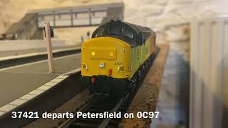 An engineering weekend at PetersfieldOO gauge running session10102024 [upl. by Astra]