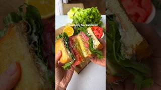 loaded vegan sandwich 🥪 shorts [upl. by Garibald]