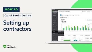 How to set up contractors in QuickBooks Online [upl. by Atled]