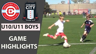 Chicago Fire vs Chicago City  U10U11 201514 Boys Soccer Game Highlights Sept 7 2024 [upl. by Marena]