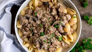 Slow Cooker Beef Stroganoff [upl. by Still]