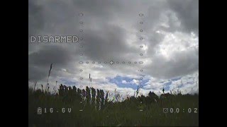 Walkera F210  OSD Update  FPV Flight [upl. by Ecertal]