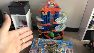 Hot Wheels City Ultimate Garage T Rex Unboxing amp Assembly Time Lapse [upl. by Hermie711]