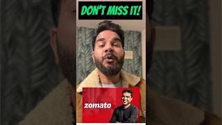 Zomato Share News Today Zomato Share zomato shorts [upl. by Bunde]