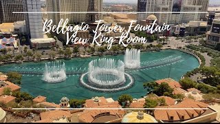 Bellagio Fountain View King Room Las Vegas [upl. by Ial]