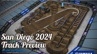 AMA Supercross San Diego 2024 Track Preview [upl. by Laaspere]