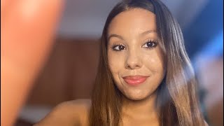 ASMR Examining amp Massaging your face💆🏽‍♀️Overlaying sounds [upl. by Bornstein]