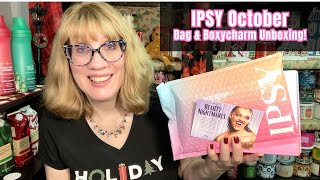 IPSY October Bag amp Boxycharm Unboxing [upl. by Kenton]