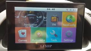 LESHP 5 Inch SatNav Review [upl. by Eilloh12]