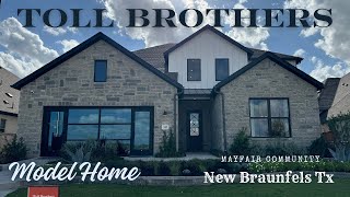 Toll Brothers Model Home Ophelia Plan Mayfair New Braunfels Tx [upl. by Aztinad51]