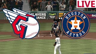 🔴LIVE 🔴Cleveland Guardians VS Houston Astros MLB LIVE Major league baseball Mlb 24 [upl. by Aicinod]