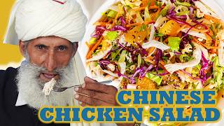 Tribal People Try Chinese Chicken Salad For The First Time [upl. by Pressey]