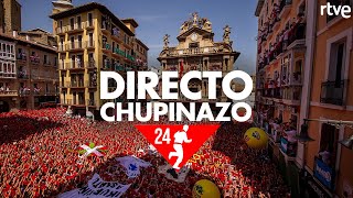 CHUPINAZO de SAN FERMÍN 2024 en DIRECTO [upl. by Aneram972]