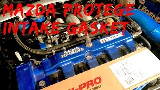 How To  Intake Manifold Gasket  Mazda Protege [upl. by Liris383]